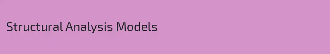Structural Analysis Models